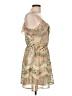 Want and Need 100% Polyester Paisley Tan Casual Dress Size L - photo 4