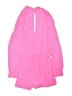 Superdown 100% Polyester Pink Romper Size M - photo 2