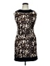 I.N. Studio Animal Print Brown Cocktail Dress Size 10 - photo 1