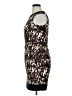 I.N. Studio Animal Print Brown Cocktail Dress Size 10 - photo 5