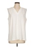Unbranded 100% Polyester Ivory Sleeveless Blouse Size L - photo 1
