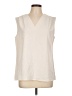 Unbranded 100% Polyester Ivory Sleeveless Blouse Size L - photo 1
