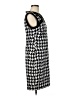 En Focus Studio Houndstooth Black Cocktail Dress Size 8 - photo 4