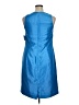 Kasper 100% Polyester Solid Blue Cocktail Dress Size 14 - photo 2