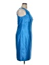 Kasper 100% Polyester Solid Blue Cocktail Dress Size 14 - photo 4