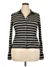 J.Crew Stripes Black Long Sleeve Button-Down Shirt Size XXL (estimated) - photo 1