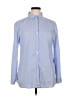 J. McLaughlin Polka Dots Blue Long Sleeve Button-Down Shirt Size XL - photo 1