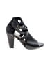 Steve Madden 100% Leather Black Ankle Boots Size 8 1/2 - photo 1
