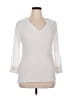 Bobeau 100% Rayon White 3/4 Sleeve Blouse Size XL - photo 1