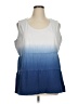 Lands' End Blue Sleeveless Blouse Size 1X - photo 1