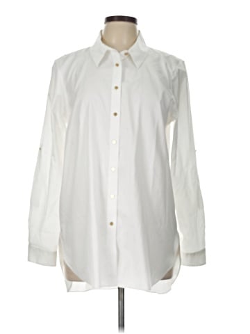 Calvin Klein Long Sleeve Button-Down Shirt (view 1)
