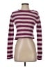 Assorted Brands Stripes Purple Pullover Sweater Size XS - photo 1