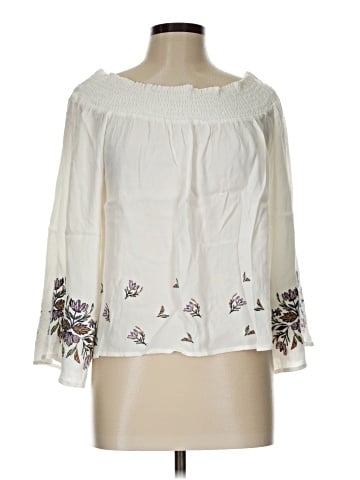 Ark & Co. 3/4 Sleeve Blouse (view 1)