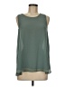 Pleione 100% Polyester Green Sleeveless Blouse Size M - photo 1