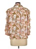 Investments 100% Polyester Floral Pink 3/4 Sleeve Blouse Size L (petite) - photo 2