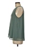 Pleione 100% Polyester Green Sleeveless Blouse Size M - photo 5