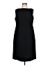 Amanda Smith 100% Polyester Solid Black Cocktail Dress Size 12 - photo 1