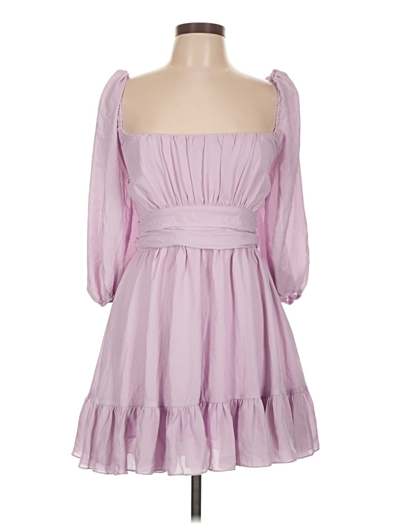 Pre-owned Lucy In The Sky Cocktail Dress In Purple