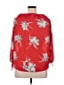Blu 100% Polyester Red 3/4 Sleeve Blouse Size M - photo 2