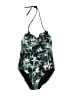 Venus Print Teal One Piece Swimsuit Size 12 - photo 1