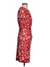 DVF Studio Print Red Cocktail Dress Size XXS (estimated) - photo 4