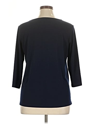 Susan Graver 3/4 Sleeve T-Shirt (view 2)