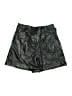 Pull&Bear Metallic Black Shorts Size M - photo 2