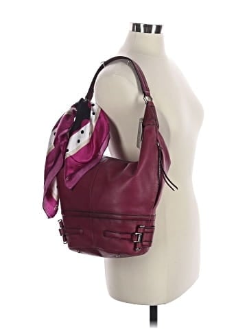 B Makowsky Leather Shoulder Bag (view 2)