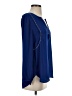 J.Crew Blue Long Sleeve Blouse Size 2 - photo 4