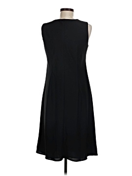 knee length dresses for ladies Linen Wrap Dress Eliana Pure Black Xs / Pure Black