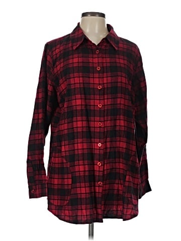 Joan Rivers Long Sleeve Button-Down Shirt (view 1)