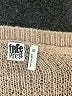 Free Press Metallic Tan Pullover Sweater Size M - photo 7