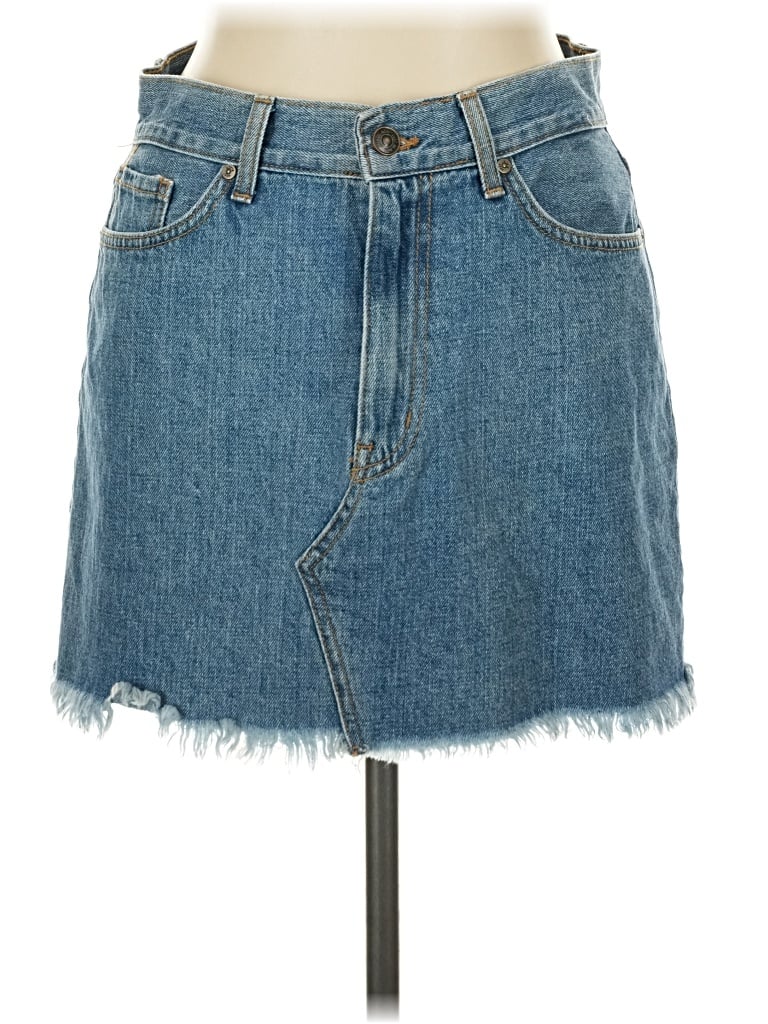 Pre-owned Just Black Denim Skirt In Blue