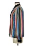 Assorted Brands 100% Polyester Stripes Blue Long Sleeve Blouse Size 8 - photo 5