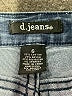 d.jeans Argyle Blue Jeans Size 6 - photo 4