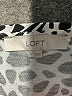 Ann Taylor LOFT Animal Print Silver Long Sleeve Blouse Size M - photo 7
