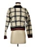 MNG Suit Plaid Ivory Turtleneck Sweater Size XS - photo 1