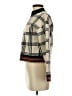 MNG Suit Plaid Ivory Turtleneck Sweater Size XS - photo 5
