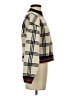 MNG Suit Plaid Ivory Turtleneck Sweater Size XS - photo 4