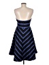 Halston Stripes Blue Cocktail Dress Size 6 - photo 2