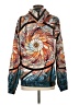 Unbranded 100% Polyester Graphic Ombre Orange Pullover Hoodie Size S - photo 2