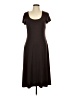 Chadwicks Solid Brown Casual Dress Size 12 - photo 1