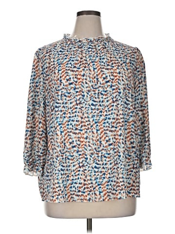 SimpleFun 3/4 Sleeve Blouse (view 1)