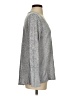Mudd Metallic Silver Pullover Sweater Size S - photo 4