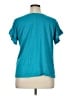 Max Studio Teal Short Sleeve Top Size 1X - photo 2