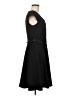 Calvin Klein Solid Black Casual Dress Size 8 - photo 4