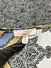 Como Vintage 100% Polyester Blue Short Sleeve Blouse Size L - photo 7