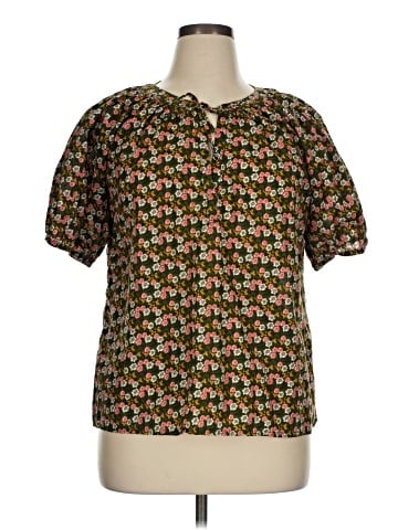 Workshop Republic Clothing Short Sleeve Blouse (view 1)