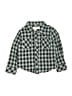 Disney 100% Cotton Checkered-gingham Green Long Sleeve Button-Down Shirt Size 4T - photo 1