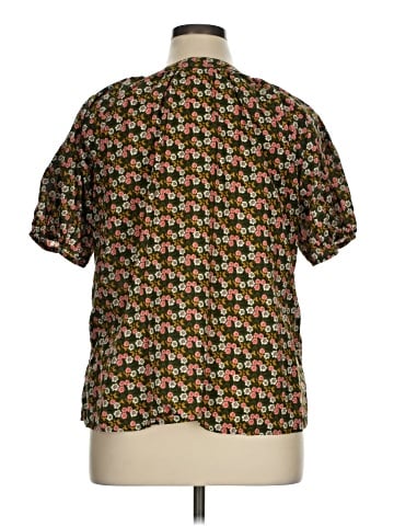 Workshop Republic Clothing Short Sleeve Blouse (view 2)